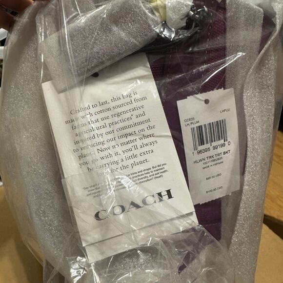 ❤️ Coach Trick Or Treat Bucket With Halloween Owl In Regenerative Cotton - Picture 8 of 8